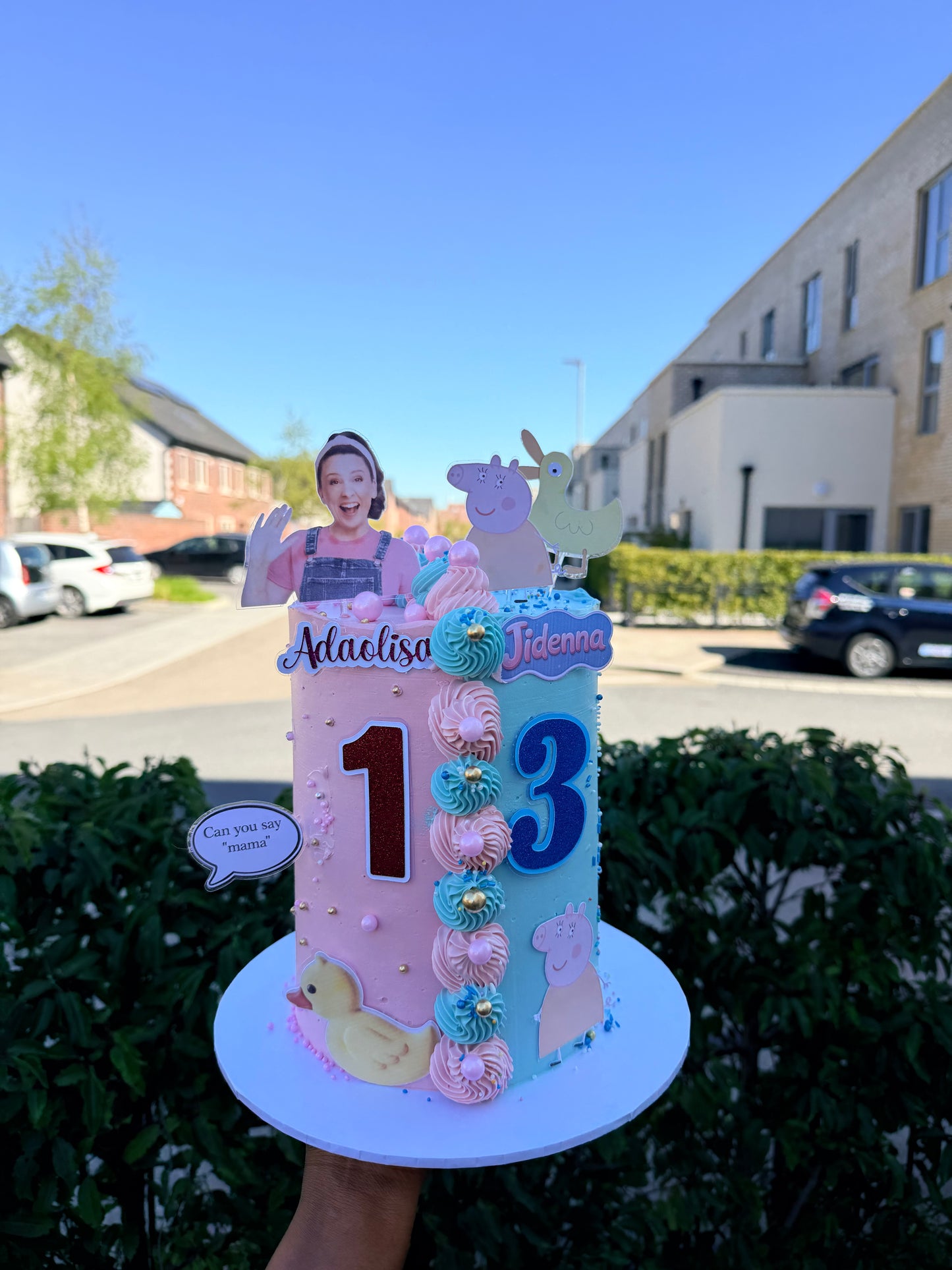 TWO SIDES CAKE
